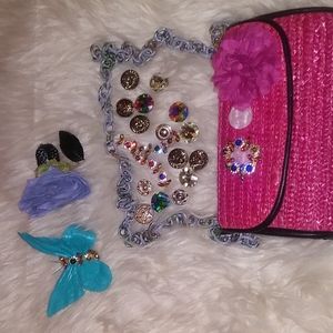 Re Worked Betsey Johnson Wicker Crossbody